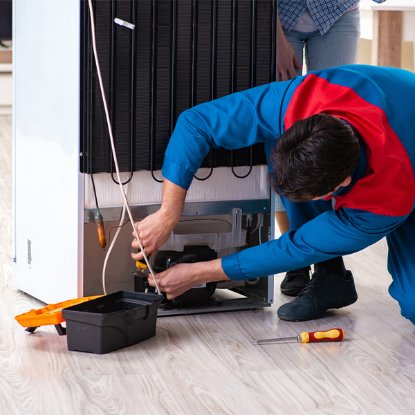 how much do you charge for refrigerator repair services in Rheems PA